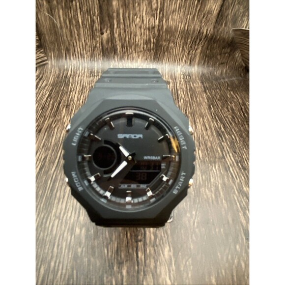 Samoa 6016 Watch With Green Indiglo Excellent Condition - Picture 2 of 8